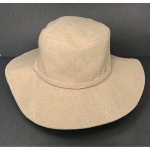 ASN The Harper NWT Wide Brim Floppy Hat Anthropology Wool Blend Braided Boho $68